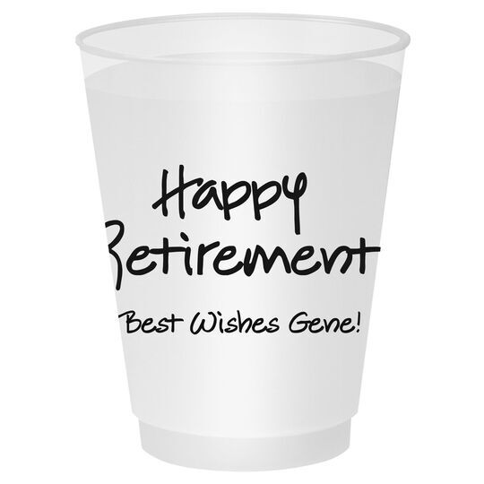 Studio Happy Retirement Shatterproof Cups